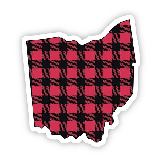 Ohio (Flannel) Sticker - Wander Together Outfitters