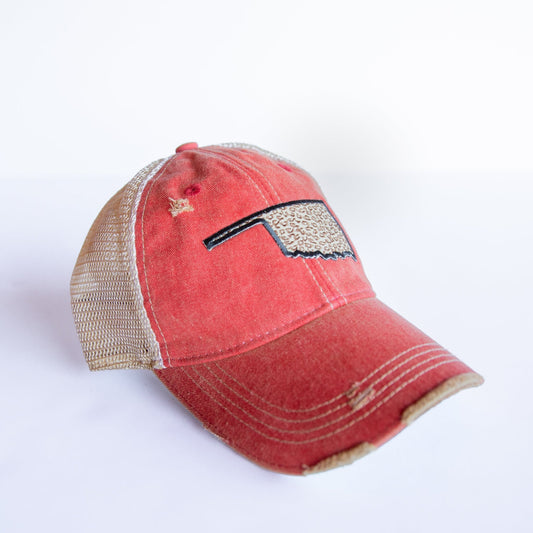 Oklahoma Leopard - Print Cap (Choice of Colors) - Wander Together Outfitters