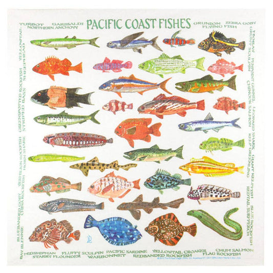 Pacific Coast Fishes Bandana - Wander Together Outfitters