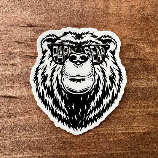 Papa Bear Sticker - Wander Together Outfitters