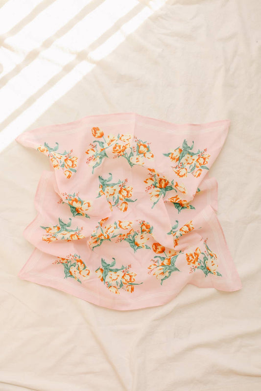 Pink Orchid Flower Bandana (SALE) - Wander Together Outfitters