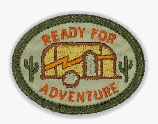 "Ready For Adventure" Trailer Iron On Patch - Wander Together Outfitters