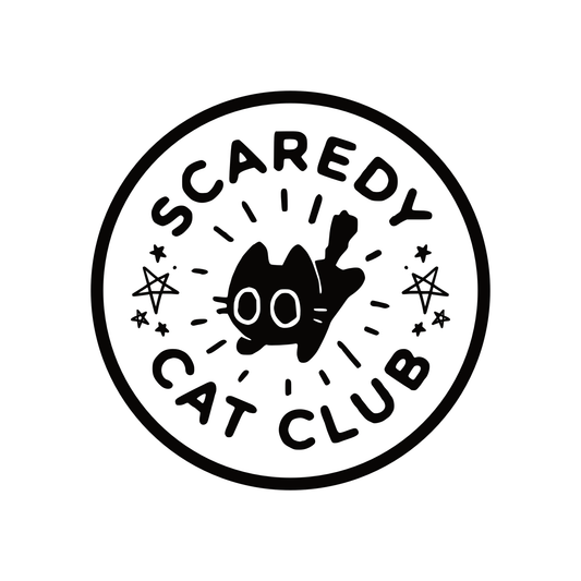 "Scardey Cat Club" Vinyl Sticker - Wander Together Outfitters