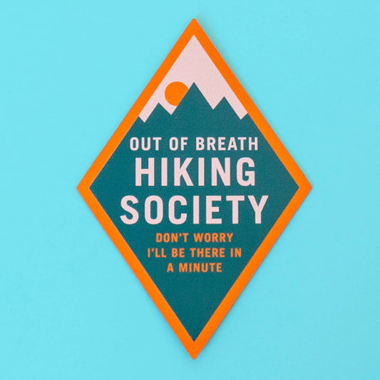 The Out of Breath Hiking Society Magnet - Wander Together Outfitters