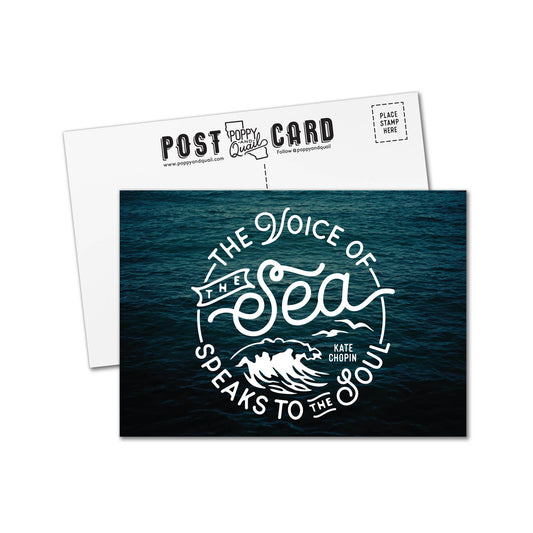"The Voice of the Sea" Postcards - Wander Together Outfitters