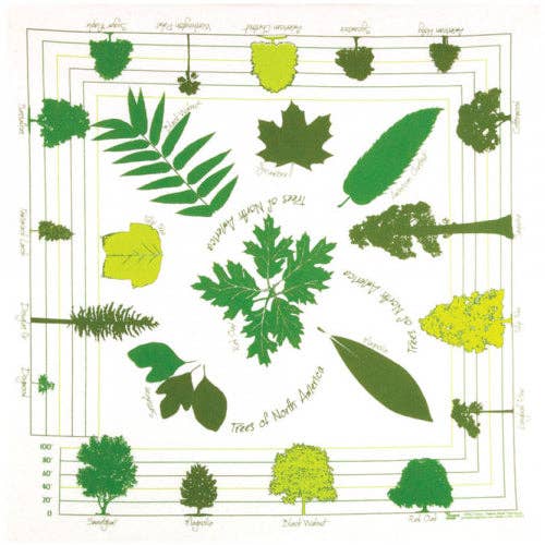 Trees of North America Bandanna - Wander Together Outfitters