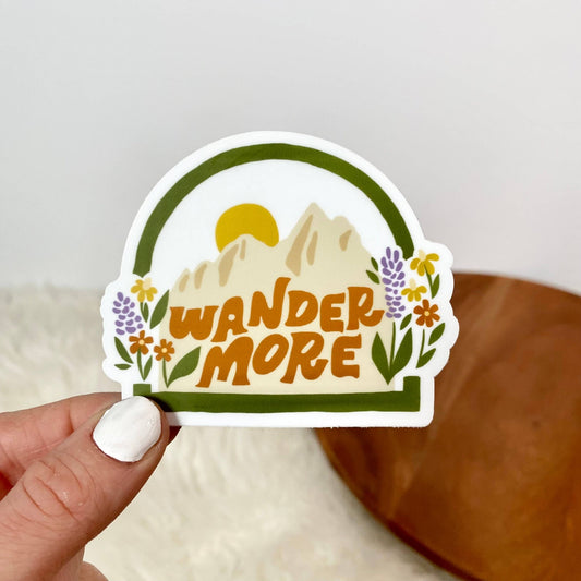 "Wander More" Nature Sticker - Wander Together Outfitters