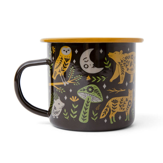 Woodland Friends Enamel Mug (SALE) - Wander Together Outfitters