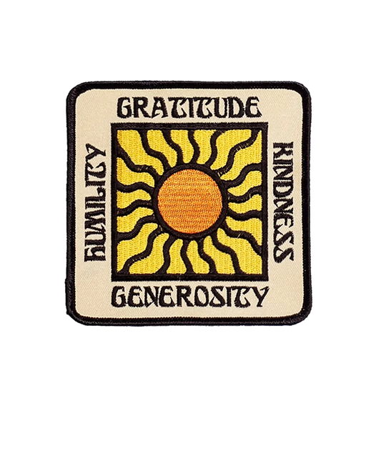 Gratitude Embroidered Patch