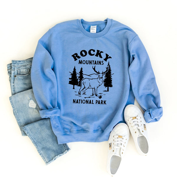 “Rocky Mountain National Park” Vintage Sweatshirt (Various Colors)