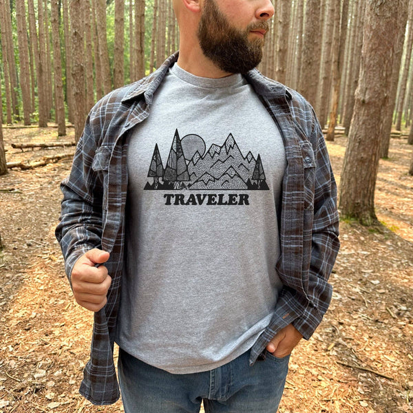 “Traveler”Mountains Unisex T-Shirt