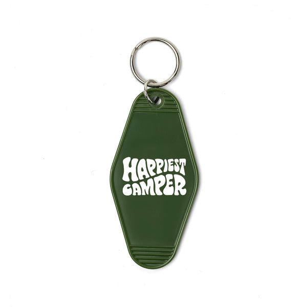 “Happiest Camper” Keychain