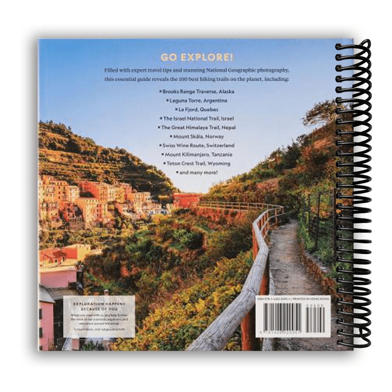 100 Hikes of a Lifetime: The World's Ultimate Scenic Trails (Spiral Bound) - Wander Together Outfitters