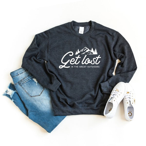"Get Lost in the Great Outdoors" Unisex Sweatshirt