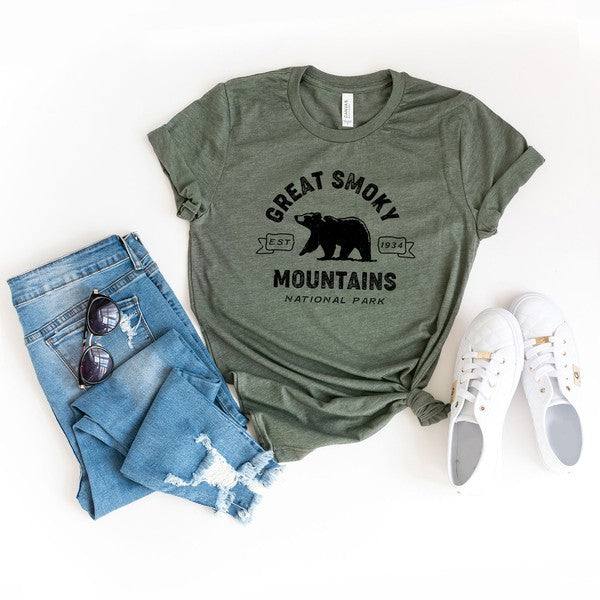 "Great Smoky Mountains National Park" Vintage Unisex Tee