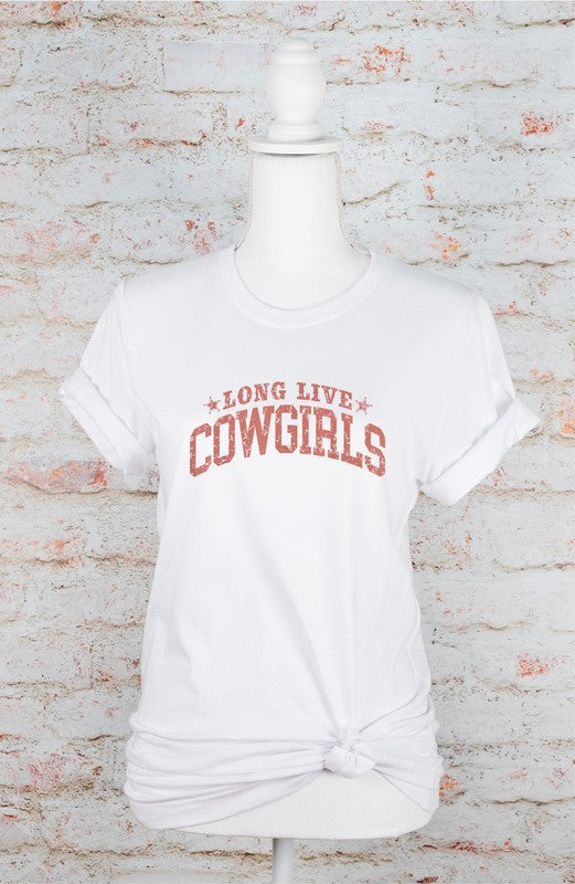 "Long Live Cowgirls" Plus Size T-Shirt (Various Colors)