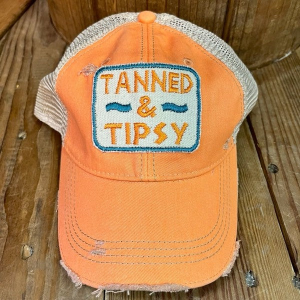 "Tanned and Tipsy" Cap