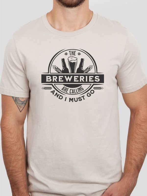 "The Breweries are Calling" Unisex Softstyle Tee (Various Colors)
