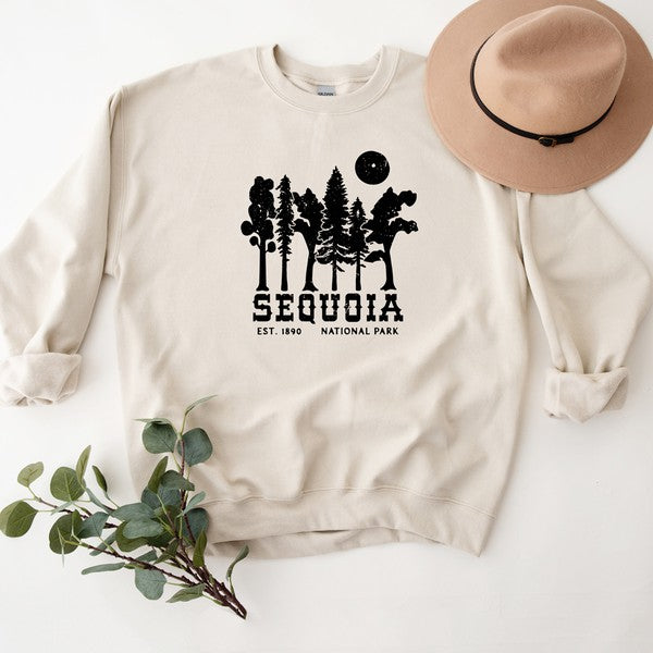 "Sequoia National Park" Vintage Unisex Graphic Sweatshirt