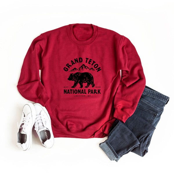 "Grand Teton National Park" Vintage Unisex Sweatshirt