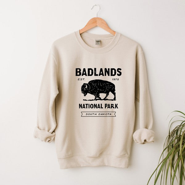 Vintage Badlands National Park Sweatshirt