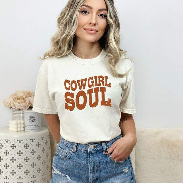 "Cowgirl Soul" Garment Dyed T-shirt