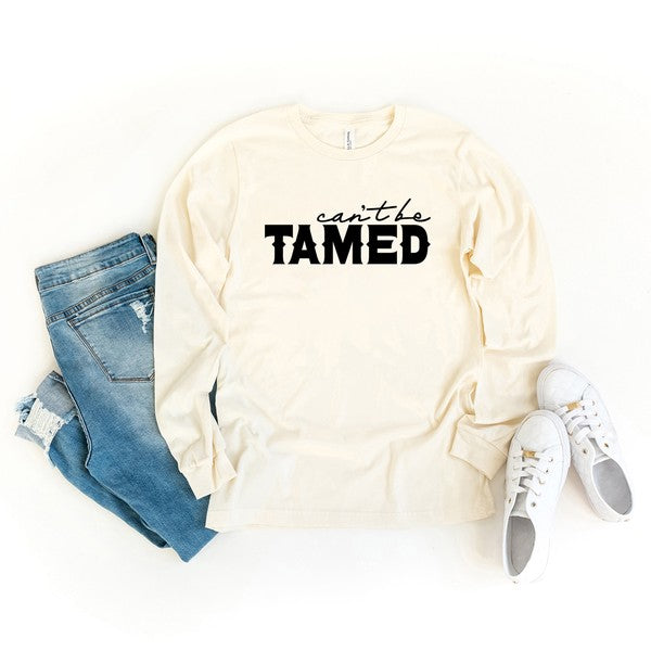 Can't Be Tamed Long Sleeve Graphic Tee