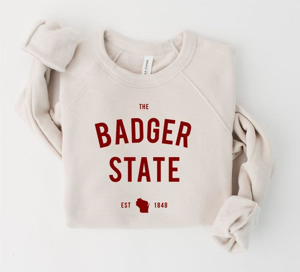 “The Badger State” Wisconsin Premium Sweatshirt- Plus size