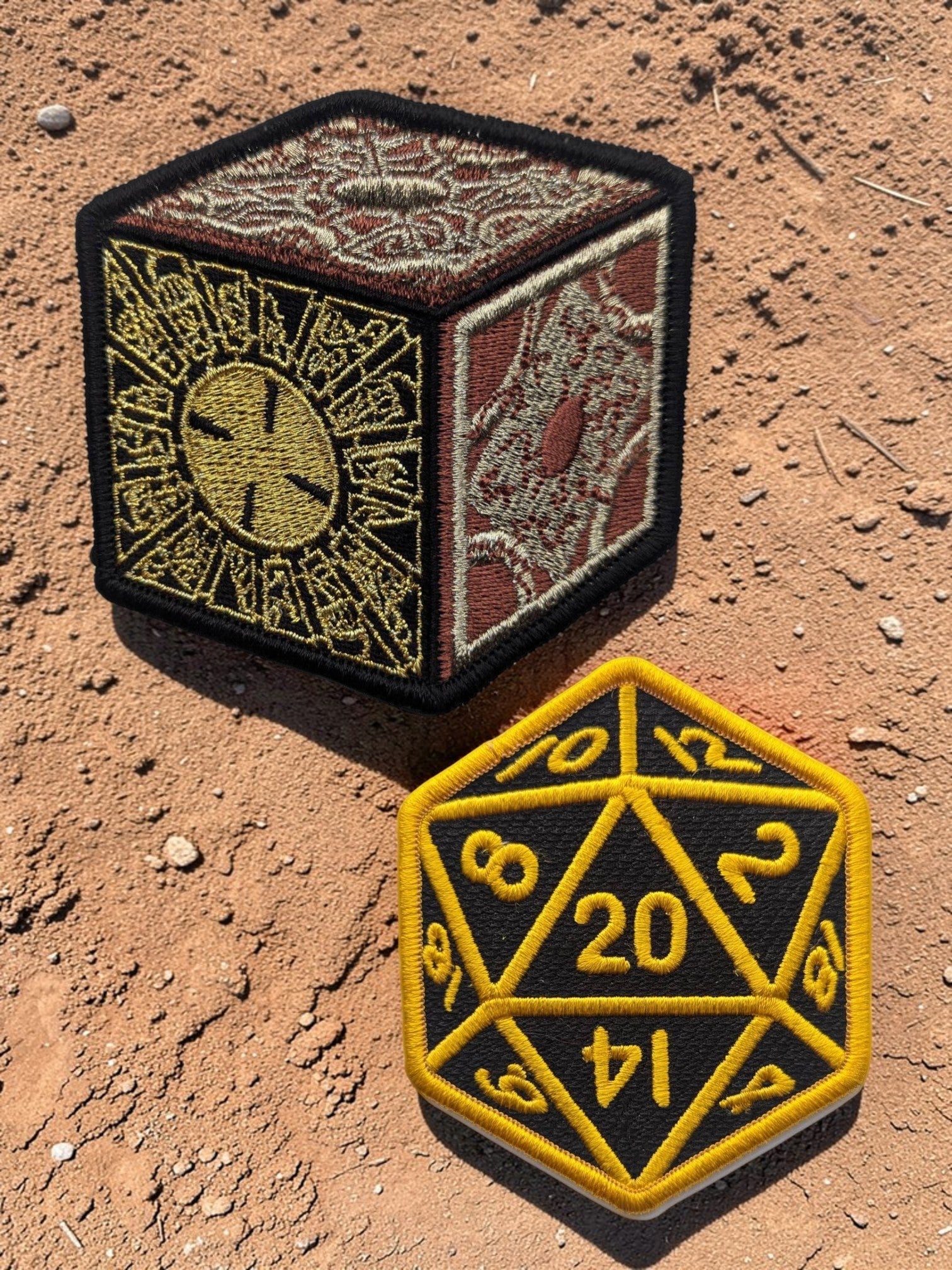 20 Sided Die Iron On Patch - Wander Together Outfitters