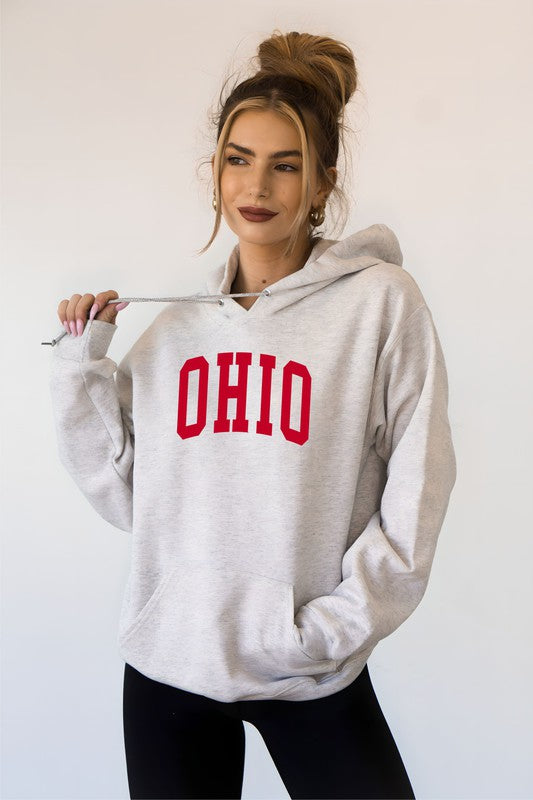 "Ohio" Varsity Hoodie Sweatshirt