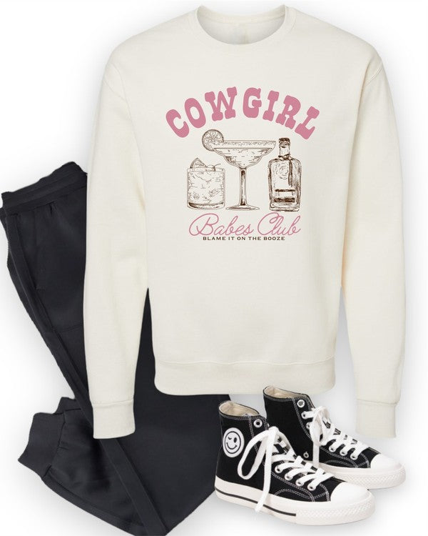 Cowgirls Babe Club Graphic Sweatshirt