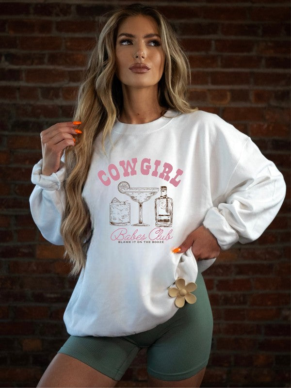 "Cowgirl Babe Club" Premium Graphic Sweatshirt