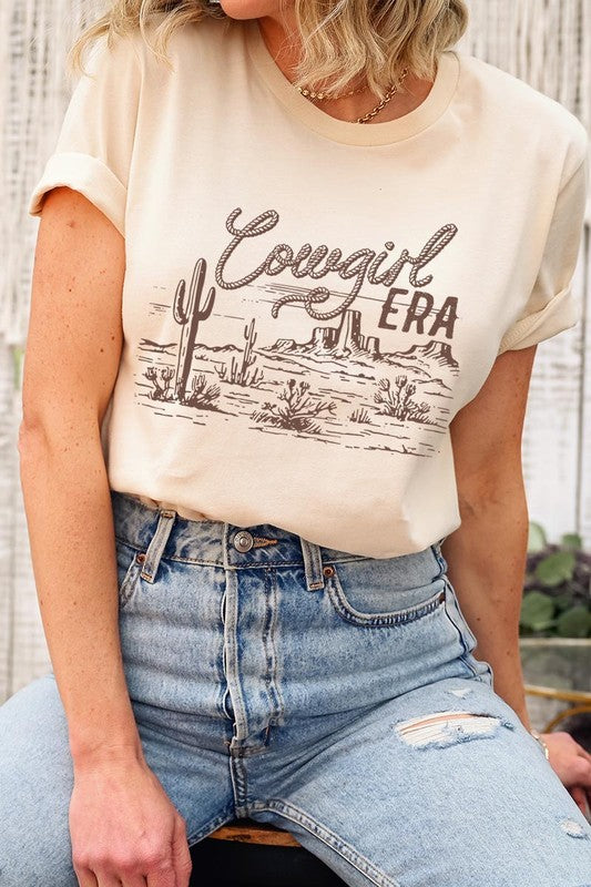 "Cowgirl Era" Graphic T Shirts