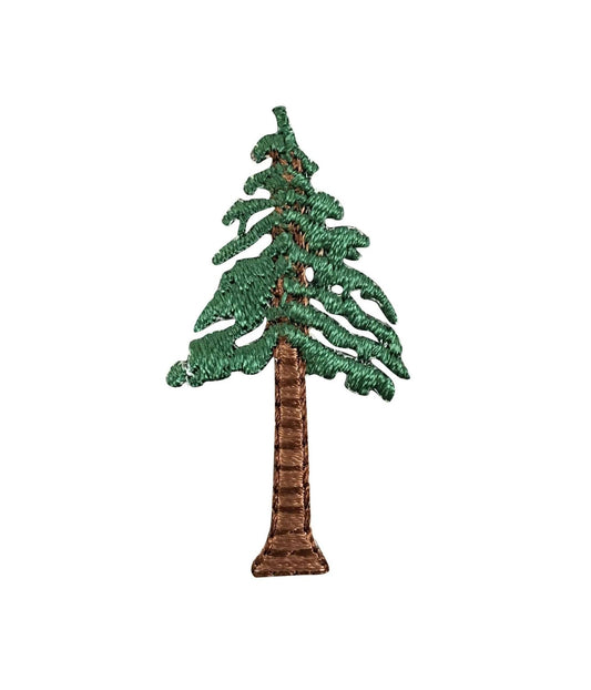 3" Natural Pine Tree - Forest, Nature Iron On Patch - Wander Together Outfitters