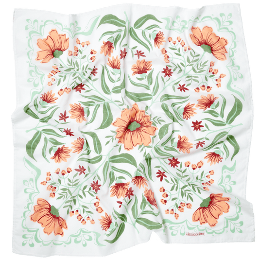 34" Wild Rag Flora Bandana Extra Large - Wander Together Outfitters
