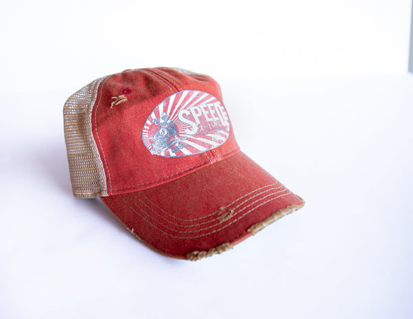 “Speed” Vintage Distressed Cap