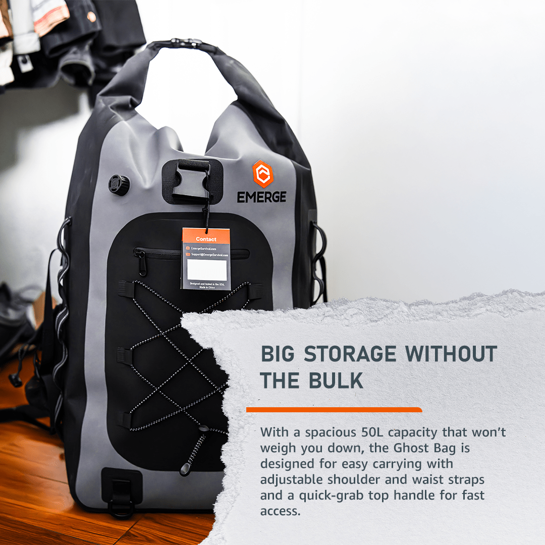 50L Dry Bag - The Ghost - Wander Together Outfitters