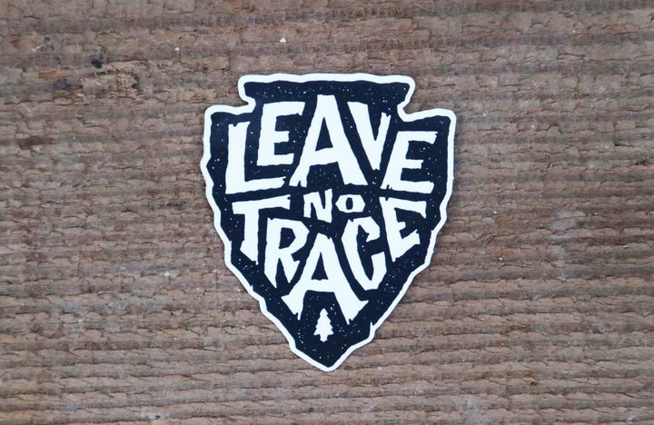 "Leave No Trace" Vinyl Sticker Car Window Sticker