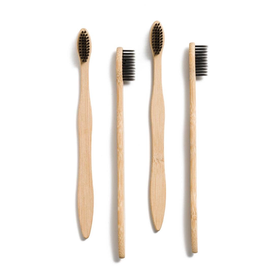 60 Toothpaste Tablets (Fluoride Free, Whitening, Mint) & Bamboo Toothbrush Set - Wander Together Outfitters