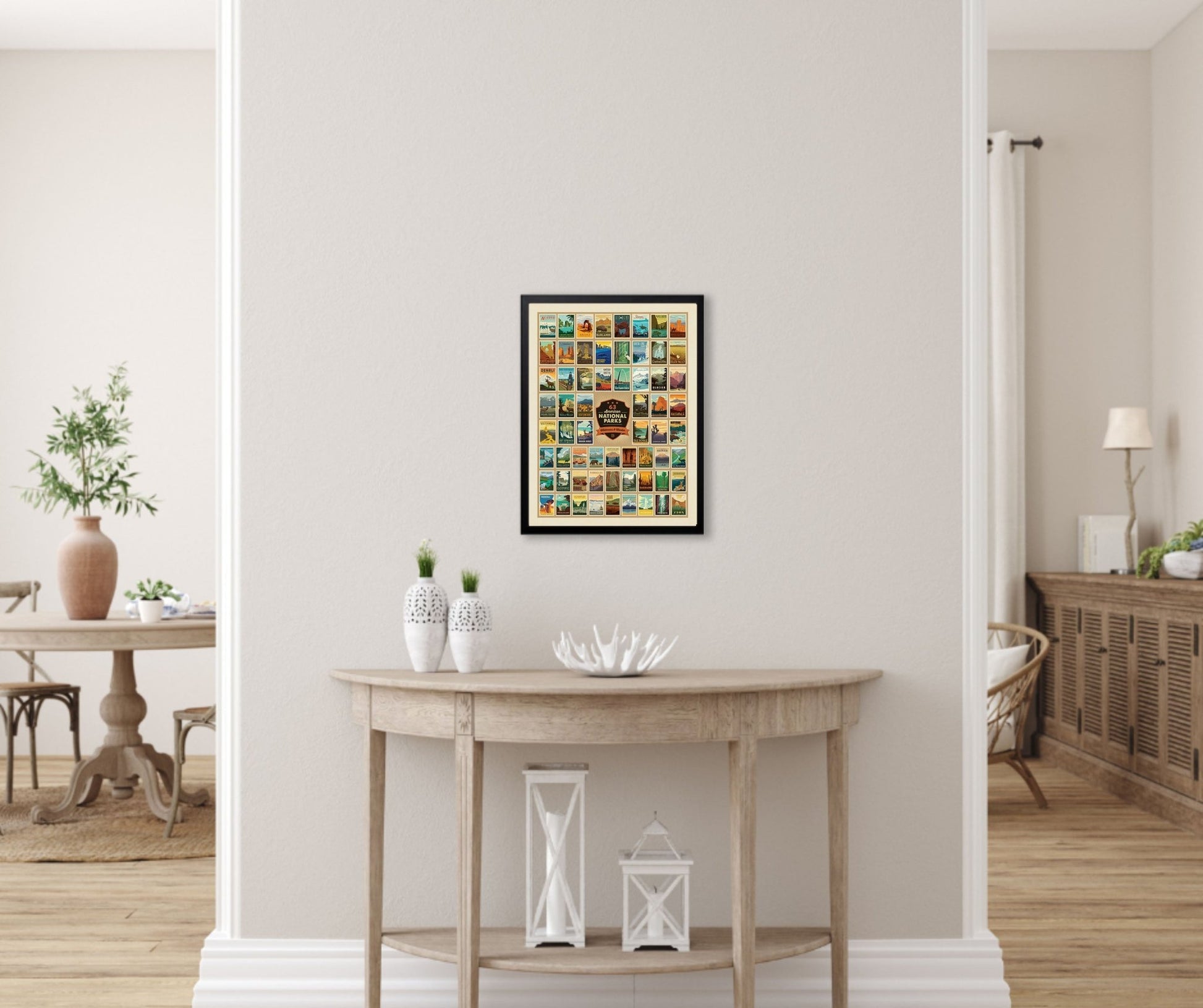 63 National Parks Multi - Image Print Art Print - Wander Together Outfitters