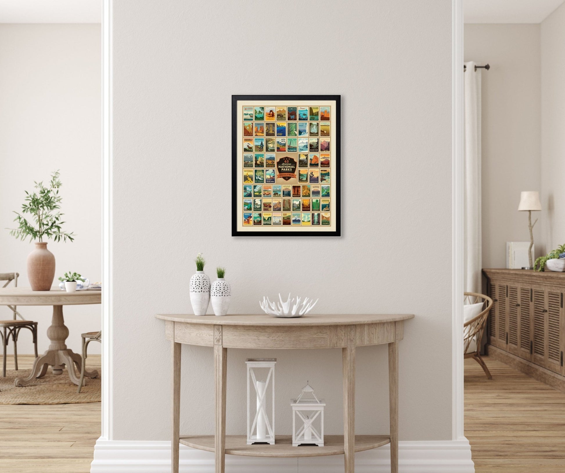 63 National Parks Multi - Image Print Art Print - Wander Together Outfitters