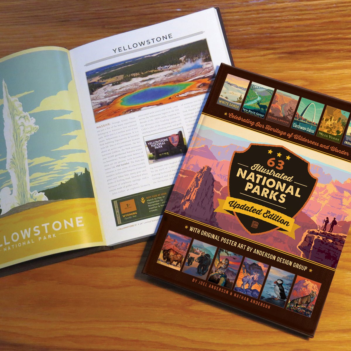 63 National Parks: Updated Edition HARD COVER Coffee Table Book (Best Seller!) - Wander Together Outfitters