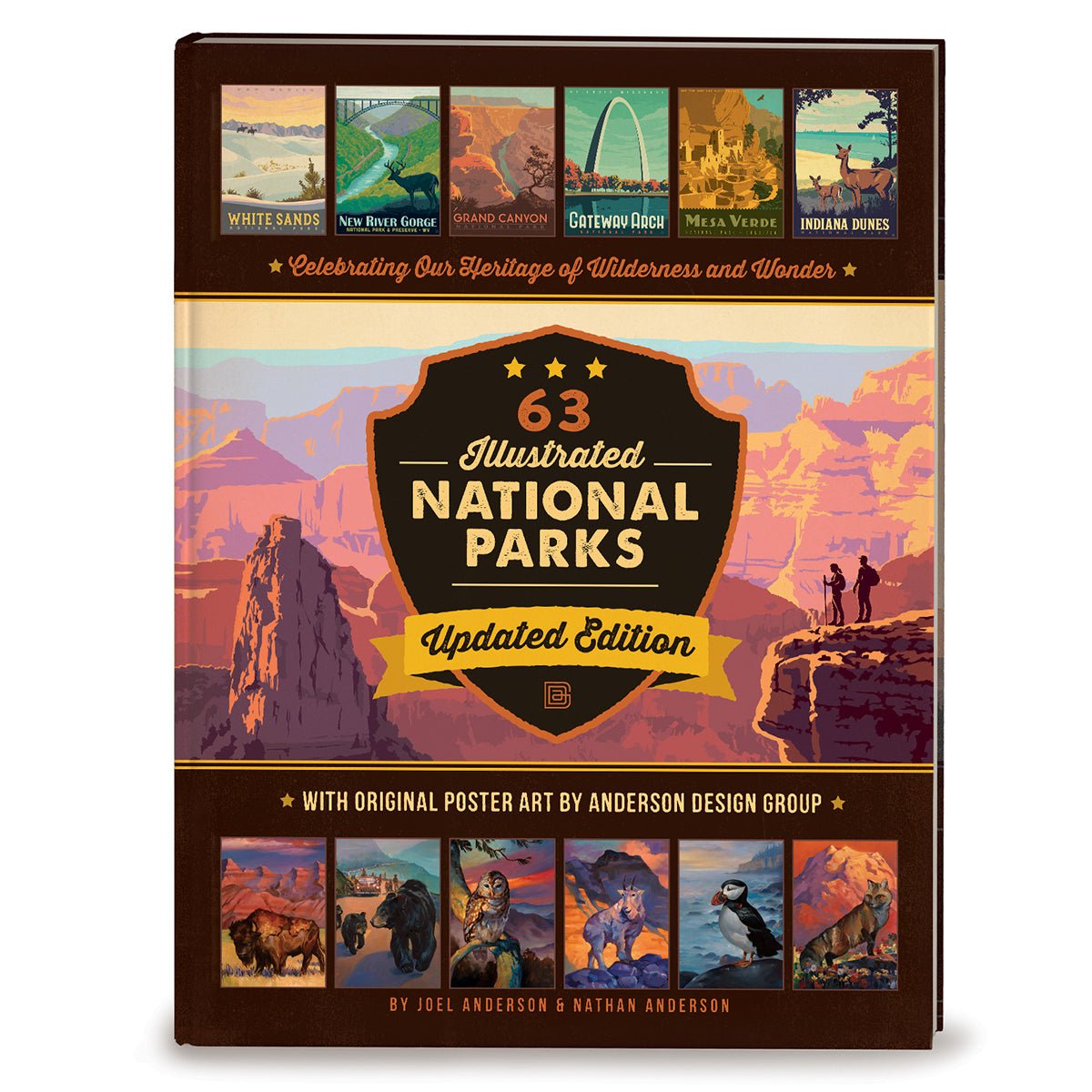 63 National Parks: Updated Edition HARD COVER Coffee Table Book (Best Seller!) - Wander Together Outfitters