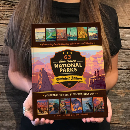 63 National Parks: Updated Edition HARD COVER Coffee Table Book (Best Seller!) - Wander Together Outfitters
