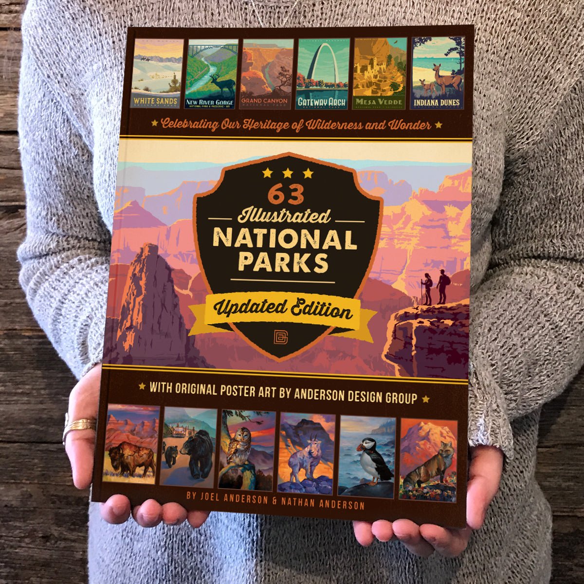 63 National Parks: Updated Edition SOFT COVER Book (Best Seller) - Wander Together Outfitters