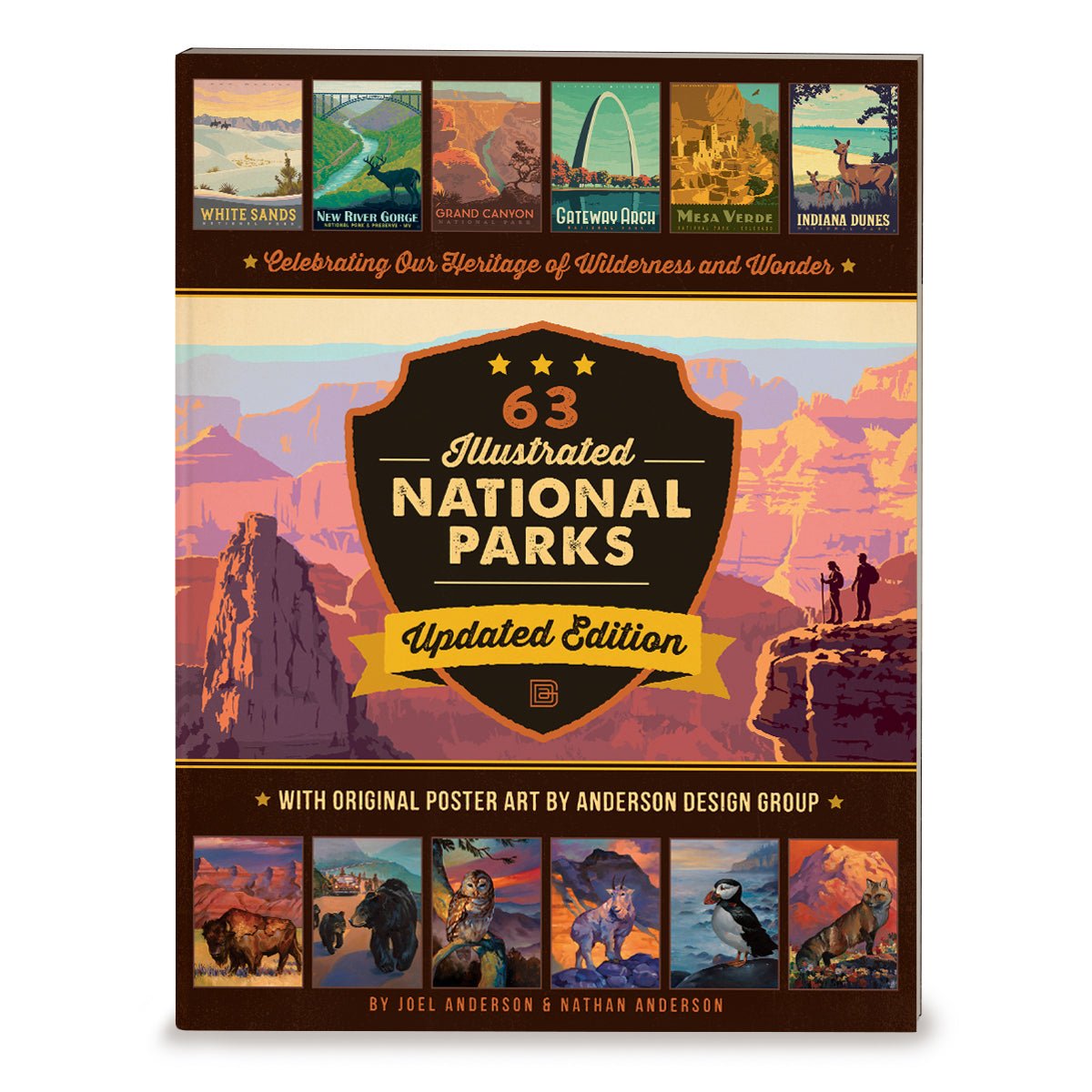 63 National Parks: Updated Edition SOFT COVER Book (Best Seller) - Wander Together Outfitters