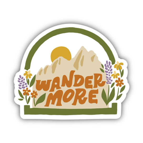 "Wander More" Vinyl Sticker Decal