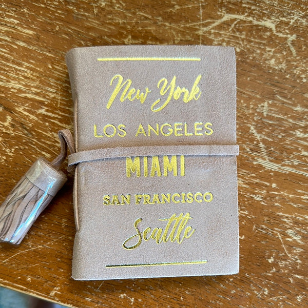 Suede City Mini Notebook