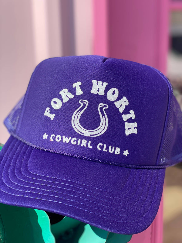 "Fort Worth Cowgirl Club" Trucker Hat