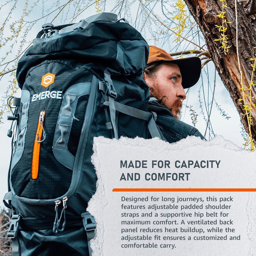 80L Survival Backpack - The Ranger - Wander Together Outfitters
